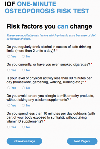 Bài kiểm tra  đơn giản để hiểu về sức khỏe xương của bạn